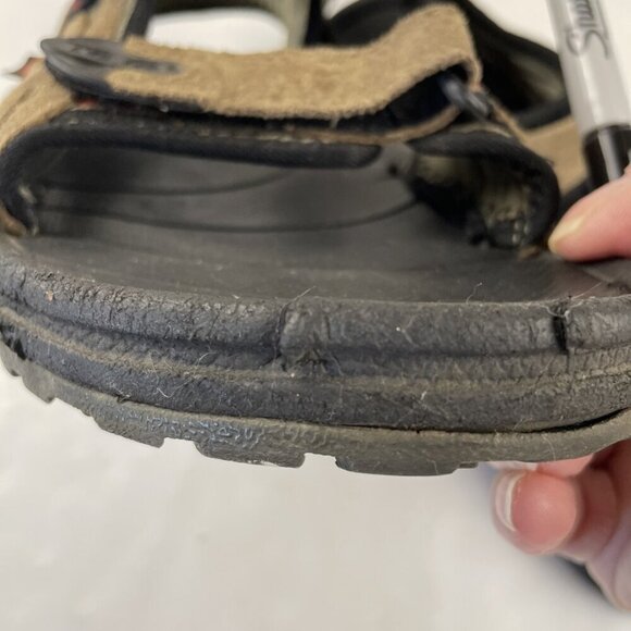 Teva Sandals Spoiler II Men’s 10 Tan Strappy Trail Hiking Slingback 6758 - Picture 10 of 12